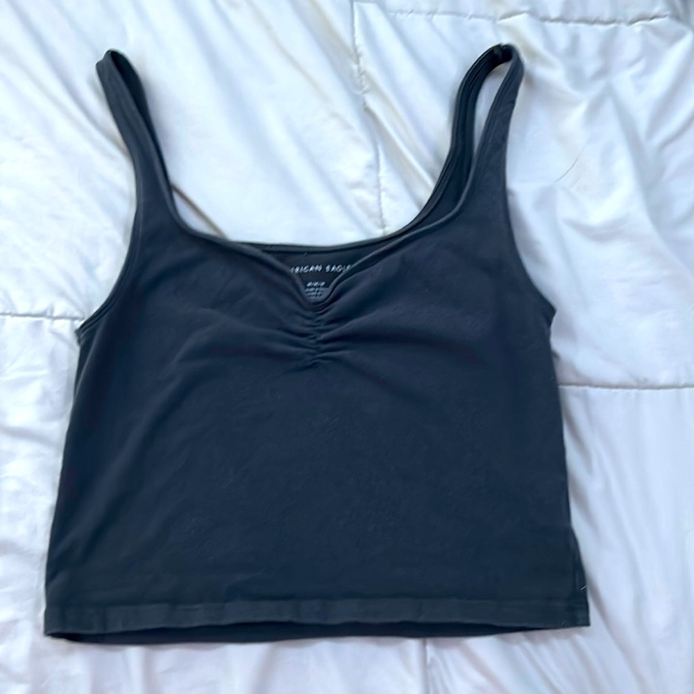 Gray tank top
